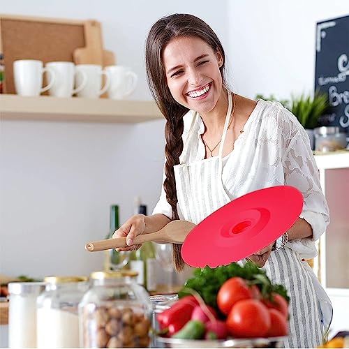 HASTHIP® 10Pcs Silicone Lids for Bowls 5 Sizes Reusable Microwave Safe, Food Grade Silicone Lid Cover Durable Heat Resistant Silicon Lids for Bowls, Pots, Pans, Dishes, Cans - Red HASTHIP® 10Pcs Silicone Lids for Bowls 5 Sizes Reusable Microwave Safe, Food Grade Silicone Lid Cover Durable Heat Resistant Silicon Lids for Bowls, Pots, Pans, Dishes, Cans - Red